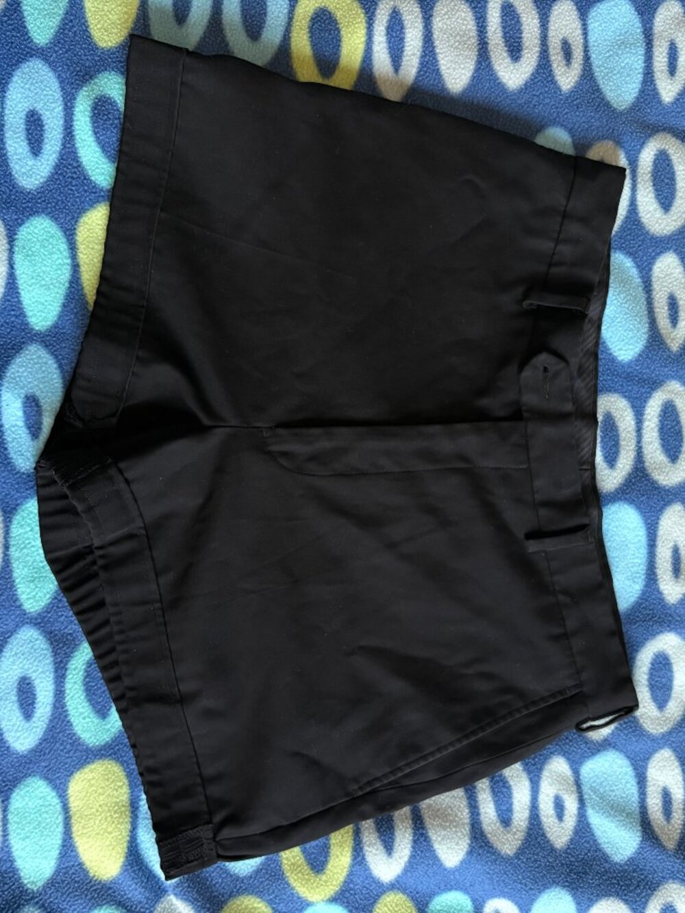 2000s Black High Waist Tailored Shorts